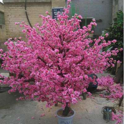 Wholesale 110cm 96 Flower Heads  High Quality Artificial Cherry Blossoms For Wedding Decoration