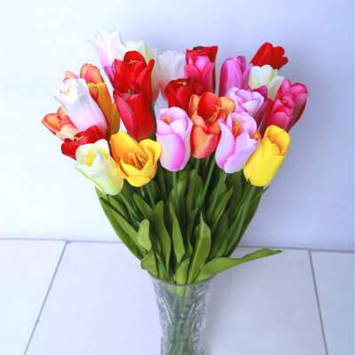 High quality art flowers - tulip silk flowers