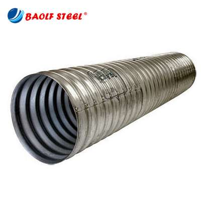 6' diameter galvanized culvert pipe for sale