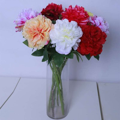 Eight colors 1 heads artificial flowers silk peony for home decoration/wedding decoration