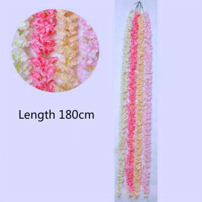 Hight quality1.8 m cherry blossom rattan, Artificial Sakura Flower for Decoration